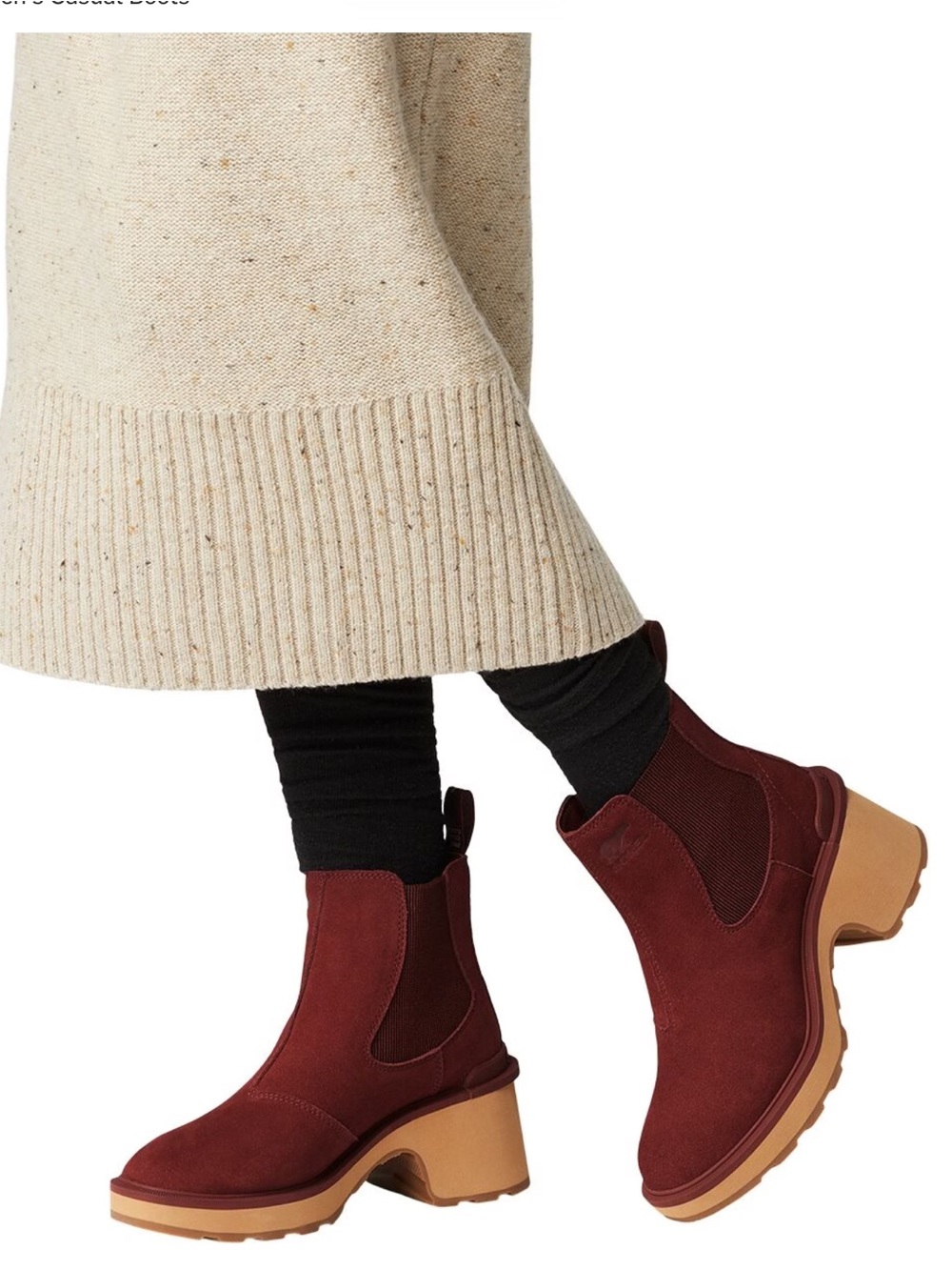 SOREL Hi-Line Heel Chelsea Boot 9.5